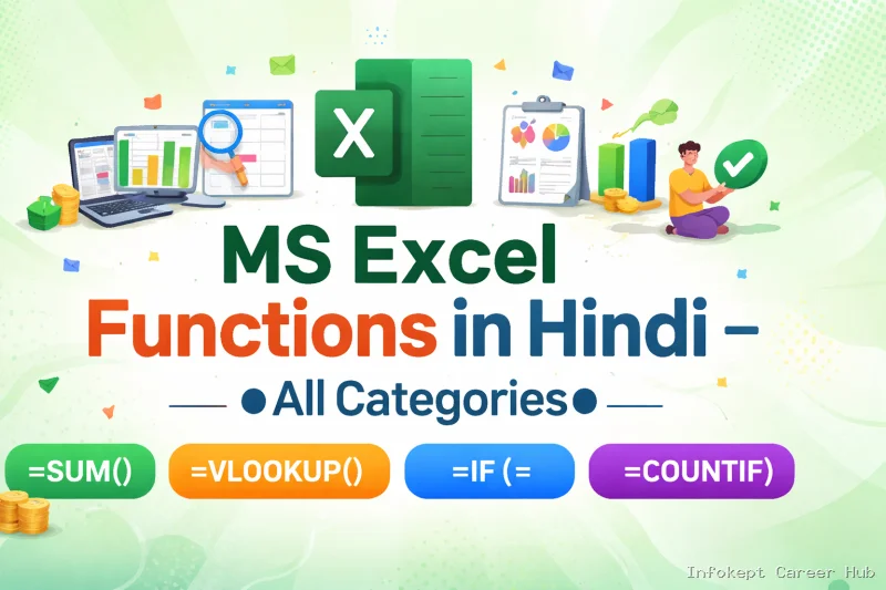 MS Excel Functions in Hindi