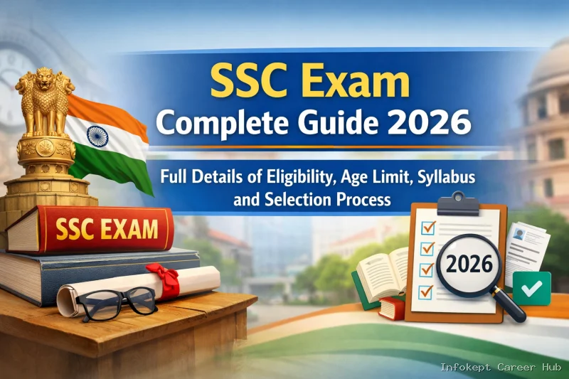 SSC Exam Complete Guide 2026 Full Details of Eligibility Age Limit Syllabus and Selection Process