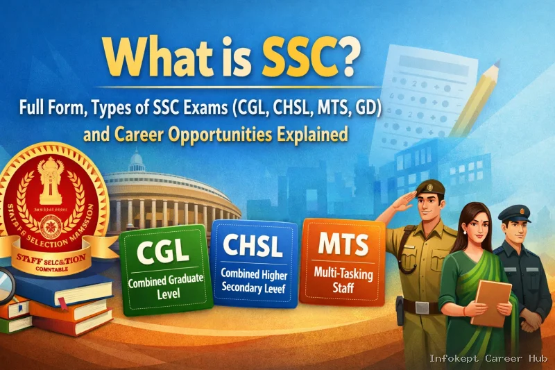 What is SSC Types of SSC Exams CGL CHSL MTS GD and Career Opportunities